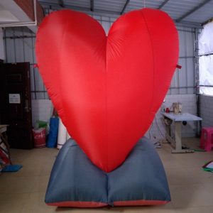 Inflatable Red Heart