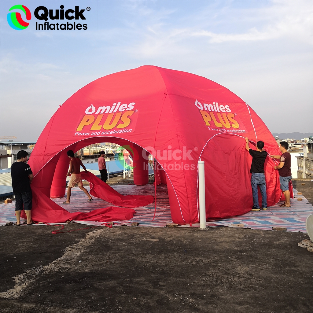 Red Inflatable Spider Tent