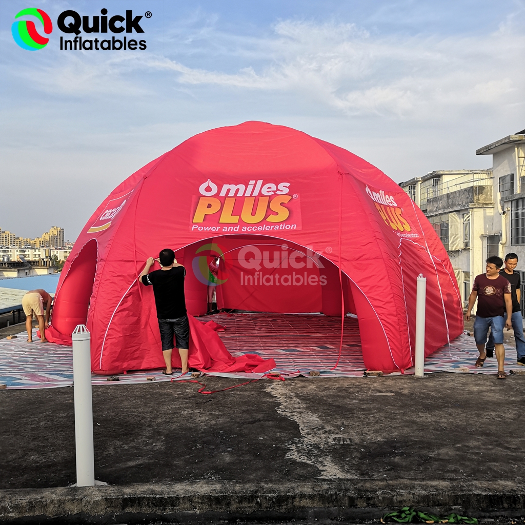 Red Inflatable Spider Tent