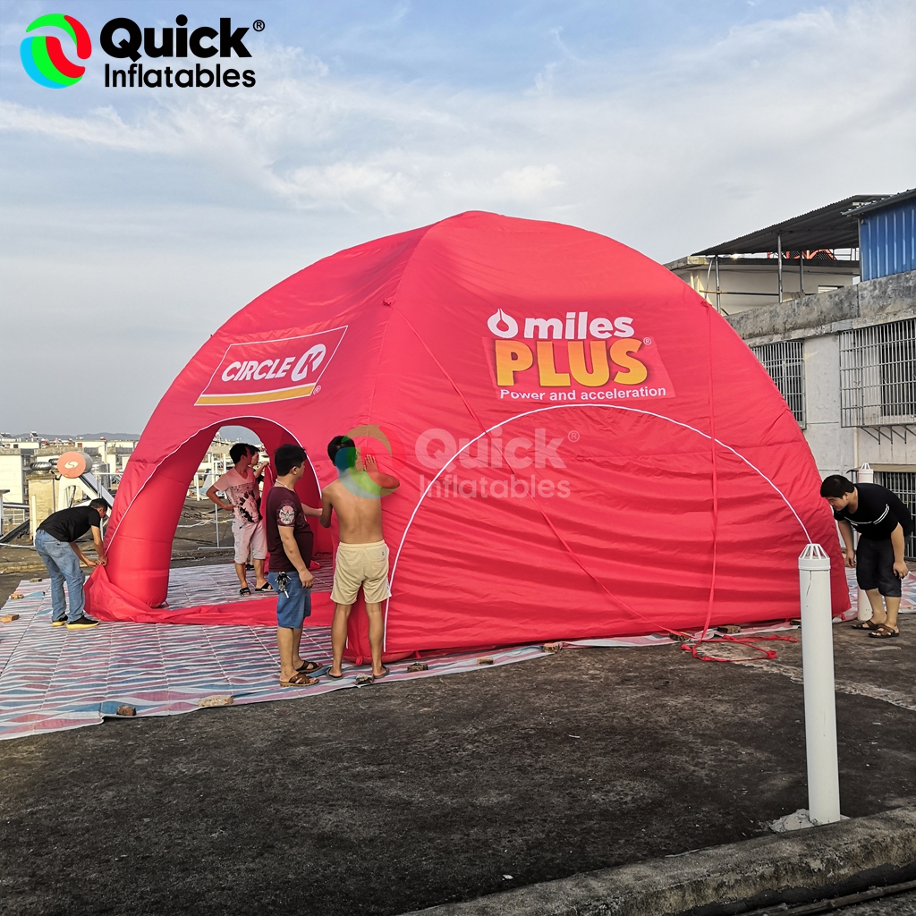 Red Inflatable Spider Tent