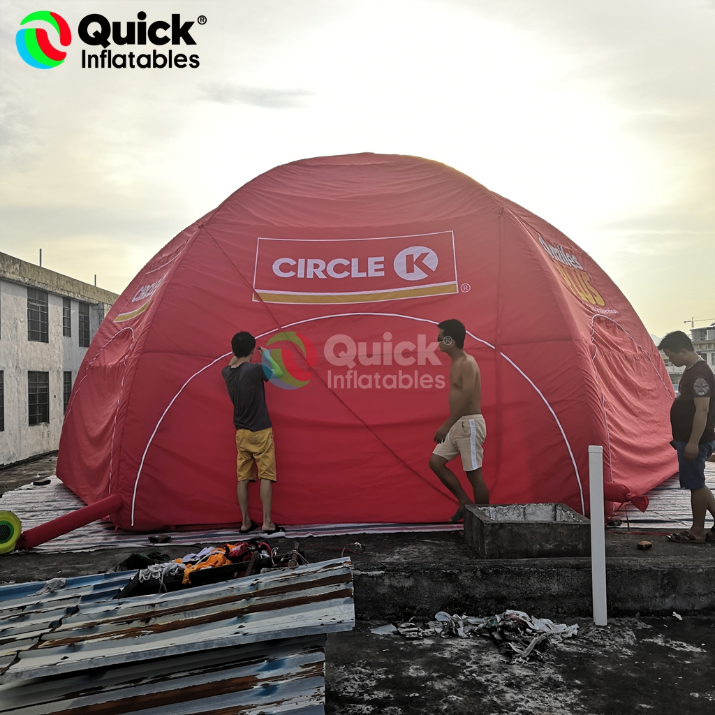 Red Inflatable Spider Tent