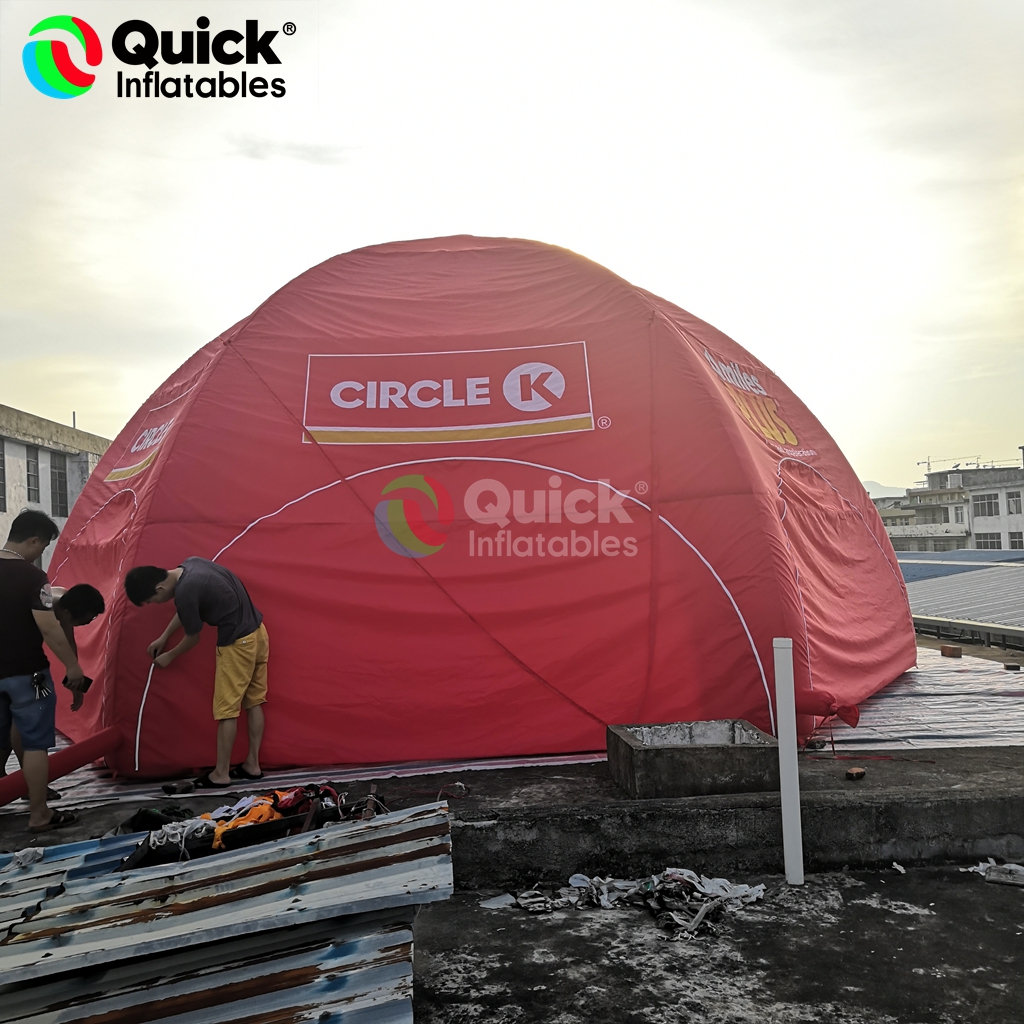 Red Inflatable Spider Tent