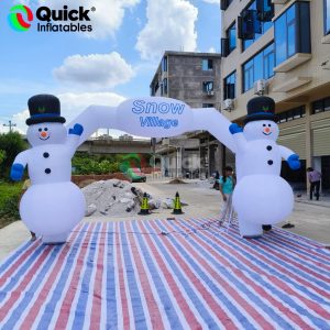 Inflatable Snowman Arch