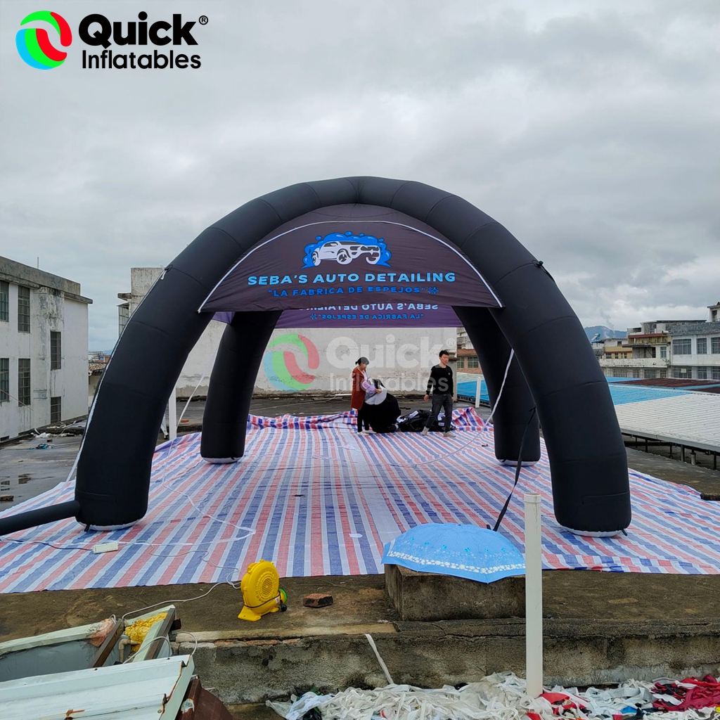 Black Inflatable Spider Tent