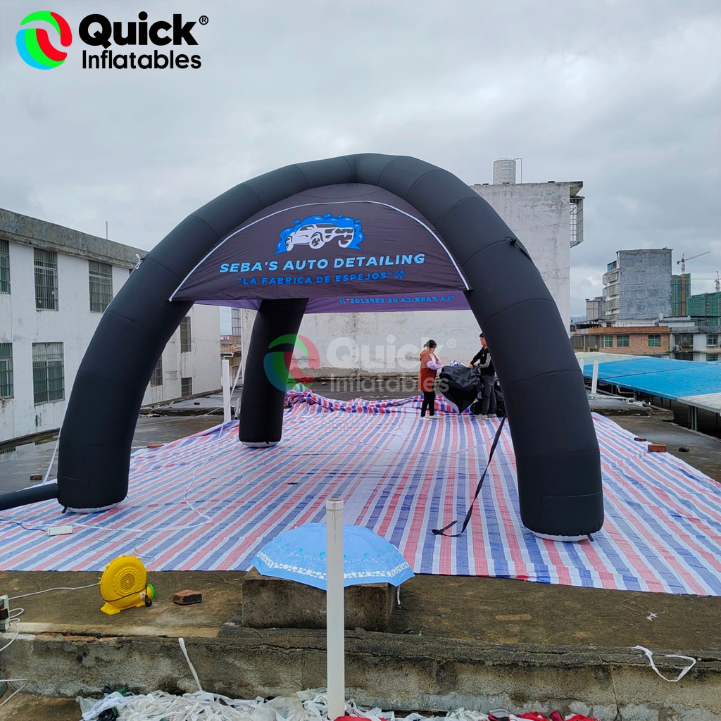 Black Inflatable Spider Tent