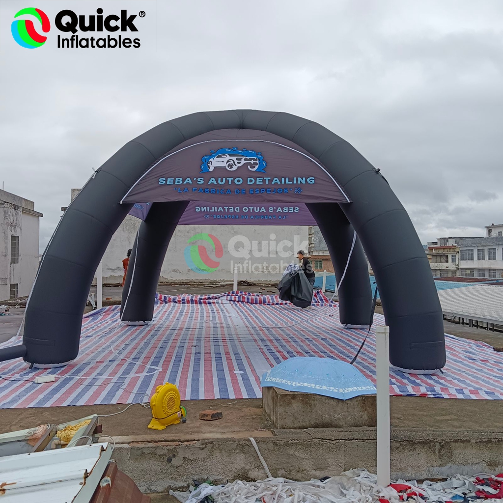 Black Inflatable Spider Tent