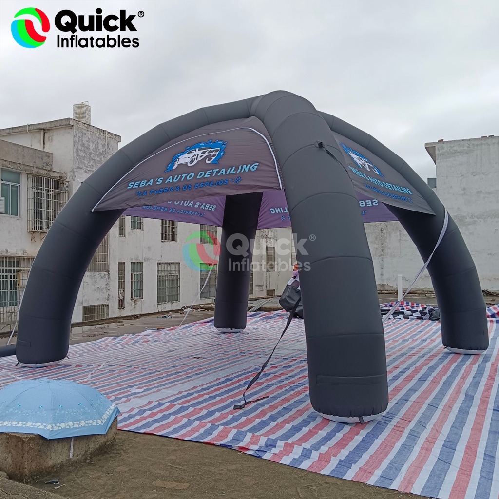 Black Inflatable Spider Tent