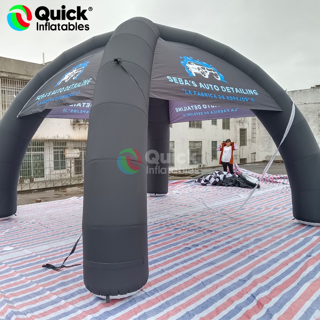 Black Inflatable Spider Tent