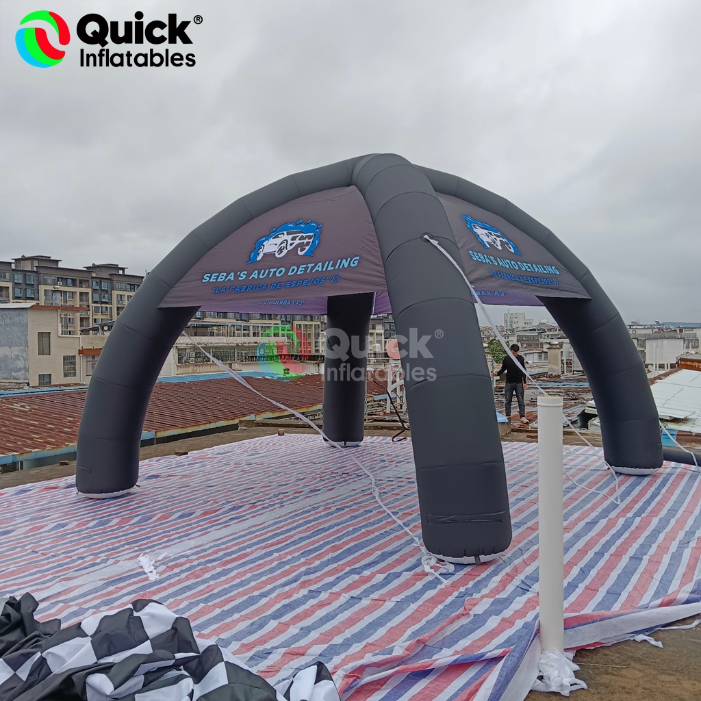 Black Inflatable Spider Tent