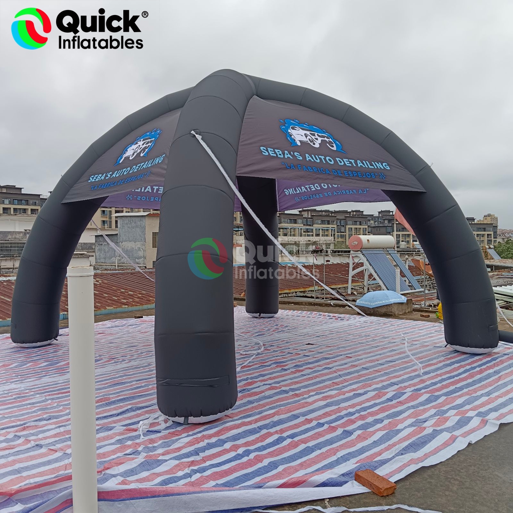 Black Inflatable Spider Tent
