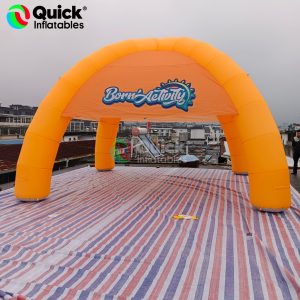 Orange Spider Tent