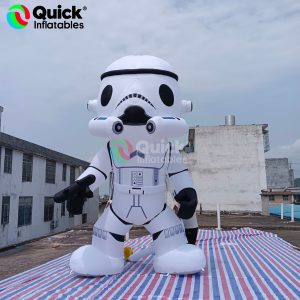 Inflatable White Soldier