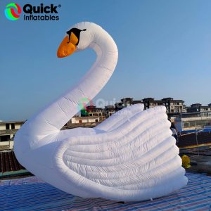 inflatable swan