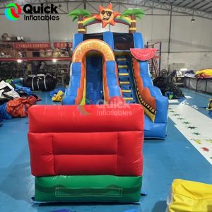 Tropical Inflatable Slide